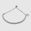 DVNCI cluster ball drawstring bracelet 18k white gold minimalist luxury jewelry

