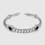 DVNCI four leaf clover diamond tennis bracelet 18k white gold lucky luxury jewelry
