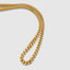 DVNCI franco chain necklace 18k yellow gold worn by model lifestyle shot