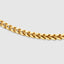 DVNCI franco chain necklace 18k yellow gold filled luxury jewelry