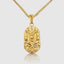 DVNCI Gemini zodiac pendant necklace 18k yellow gold star sign talisman jewelry
