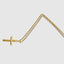 18k gold filled cross pendant necklace minimalist design