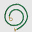 DVNCI jade natural stone necklace gold toggle clasp luxury spiritual jewelry
