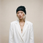 DVNCI natural jade pendant layered chain necklace flat lay product shot white background