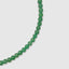 DVNCI jade natural stone necklace worn by model lifestyle shot luxury jewelry

