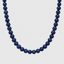 DVNCI lapis lazuli natural stone necklace deep blue spiritual luxury jewelry
