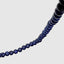 DVNCI lapis lazuli natural stone necklace model lifestyle editorial shot London luxury
