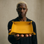 DVNCI mustard yellow vegan leather jewelry tray bedside table lifestyle shot