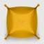 DVNCI mustard yellow vegan leather jewelry tray bedside desk organiser luxury