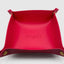 Close up DVNCI orchid pink vegan nappa leather texture detail jewelry tray