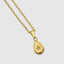 DVNCI Polaris North Star pendant necklace cable chain bail detail 18k yellow gold