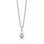 DVNCI Polaris North Star white gold pendant necklace cable chain bail clasp detail shot