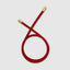 DVNCI red magnetic bracelet gold tips snapping together 150 mini magnets closure detail
