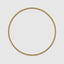 Close up DVNCI rolo chain necklace round interlocking link detail 18k gold filled