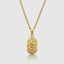 DVNCI Sagittarius zodiac pendant necklace worn model front view collarbone editorial shot
