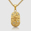 DVNCI Sagittarius zodiac pendant necklace 18k yellow gold star sign talisman jewelry
