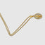 DVNCI Virgin Mary white pearl pendant necklace worn model collarbone lifestyle shot