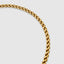 DVNCI 18k gold wheat chain bracelet lobster clasp branded hexagon tag detail