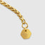 DVNCI wheat chain bracelet worn on wrist lifestyle shot minimalist luxury jewelry