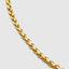 DVNCI wheat chain necklace model lifestyle editorial shot London luxury jewelry