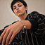 DVNCI white gold cluster ball bracelet worn on wrist lifestyle shot luxury jewelry
