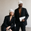 DVNCI white gold franco chain necklace model lifestyle editorial shot London luxury