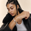 DVNCI white gold twisted cuff bangle luxury gift packaging herringbone box London
