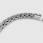 Close up DVNCI white gold basket weave cuff bangle woven texture detail