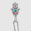Hamsa Hand Evil Eye Pendant for Positive Energy