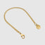 Luxury 18k gold bracelet, Connell chain design, 3mm width