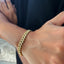 DVNCI 10mm Cuban chain bracelet with elegant and sophisticated design