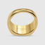 Minimalist chunky signet pinky ring in 18k yellow gold