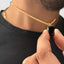 Statement black gemstone pendant necklace DVNCI