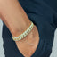 Opulent and unique men's Cuban link bracelet with premium diamonds