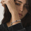 Four leaf clover tennis bracelet