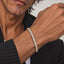 Yellow gold baguette diamond tennis bracelet luxury jewelry gift