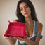 DVNCI orchid pink vegan leather jewelry luxury tray